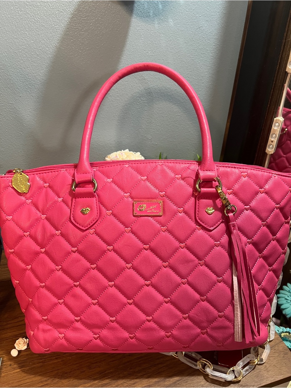 Luv Betsey by Betsey Johnson "Touch My Heart" satchel